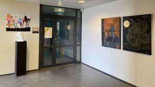IB Tikkurila students' works of art.